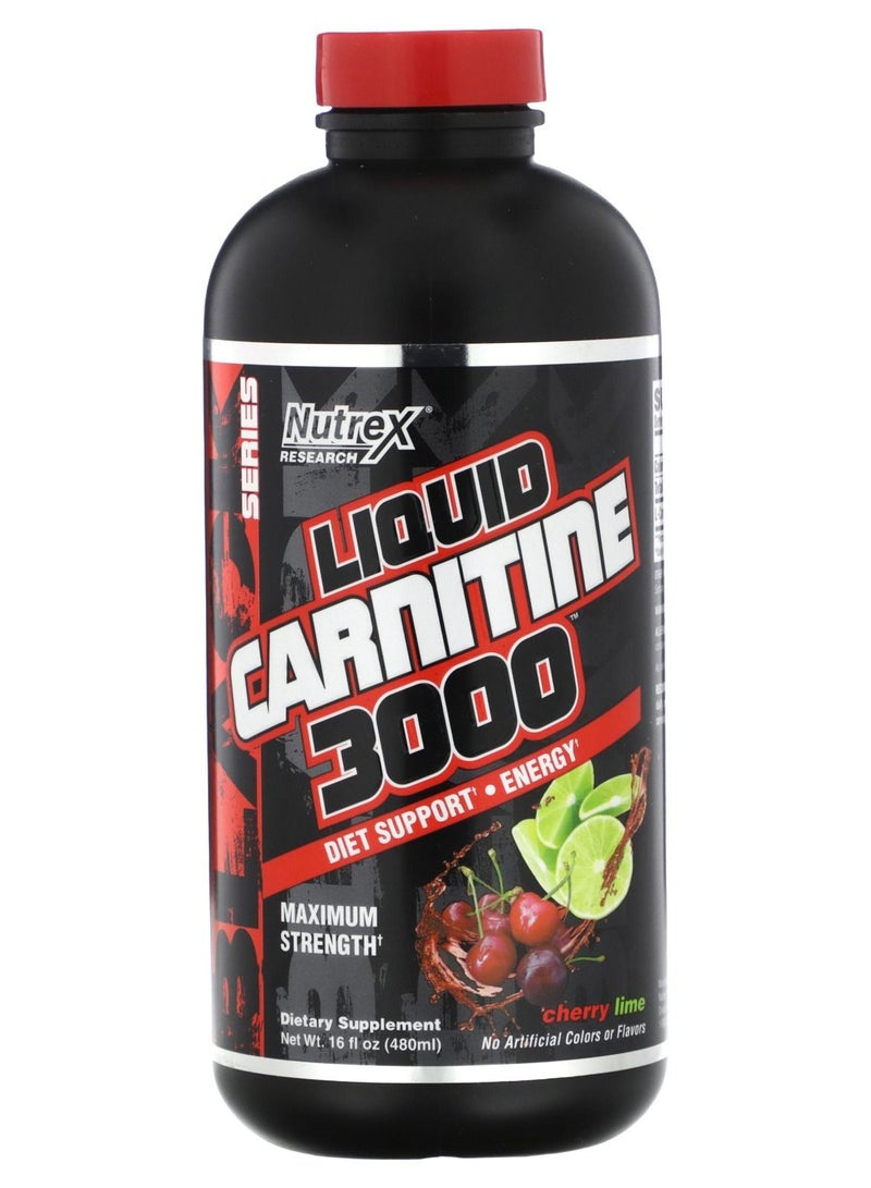 Carnitine Liquid 3000 Cherry Lime 480ml