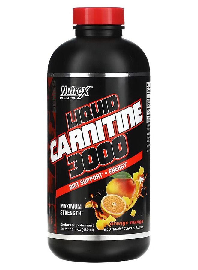 Carnitine Liquid 3000 Orange Mango 480ml