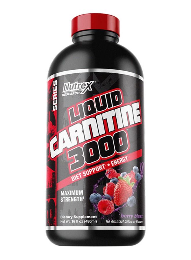 Carnitine Liquid 3000 Berry Blast 480ml