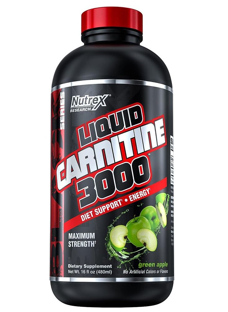 Carnitine Liquid 3000 Green Apple 480ml