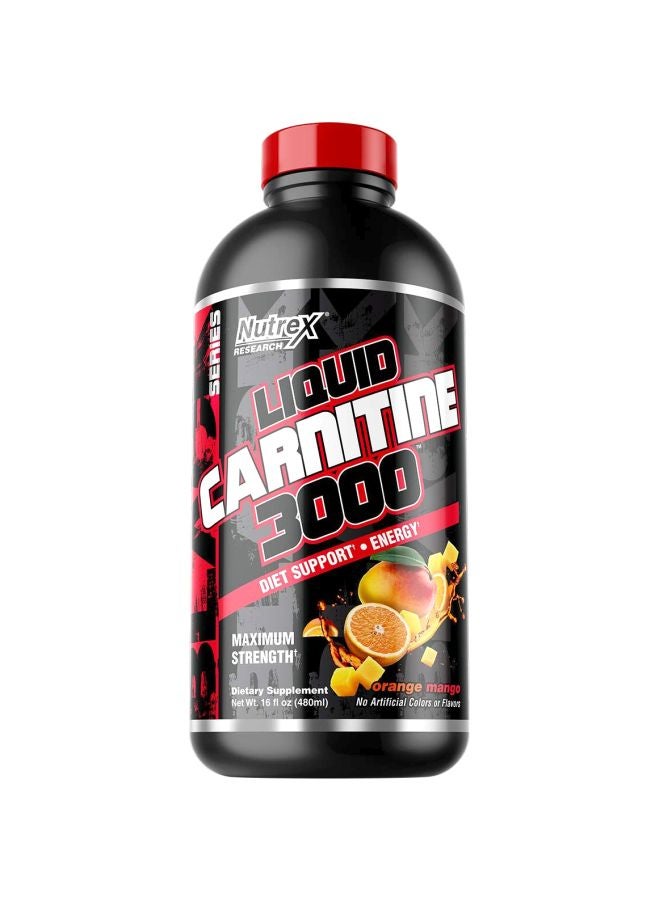 Liquid Carnitine 3000 Dietary Supplement