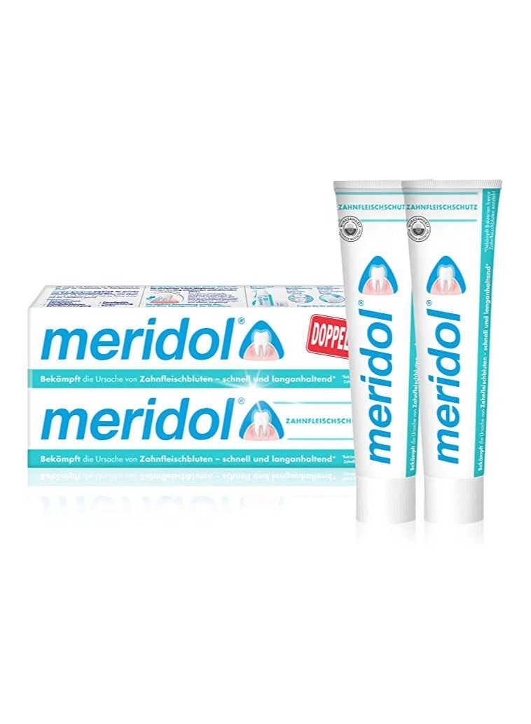 Meridol Fluoride Toothpaste Double Pack 2 x 75ml