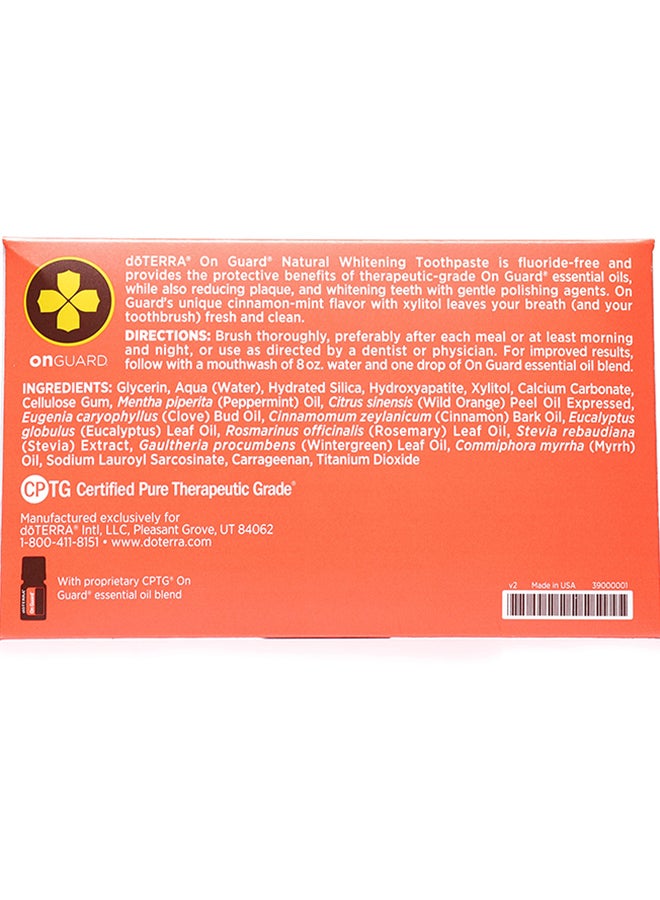 Pack Of 10 On Guard Natural Whitening Toothpaste 2grams