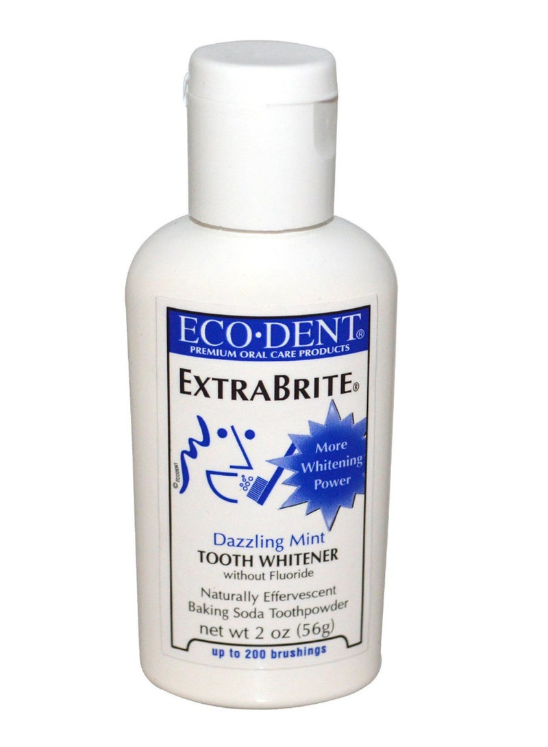 Extrabrite Dazzling Mint Tooth Whitener Powder 56grams