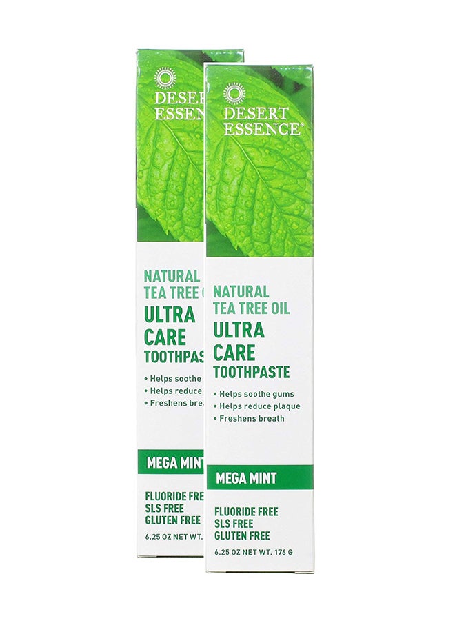 Pack Of 2 Natural Tea Tree Oil Ultra Care Toothpaste