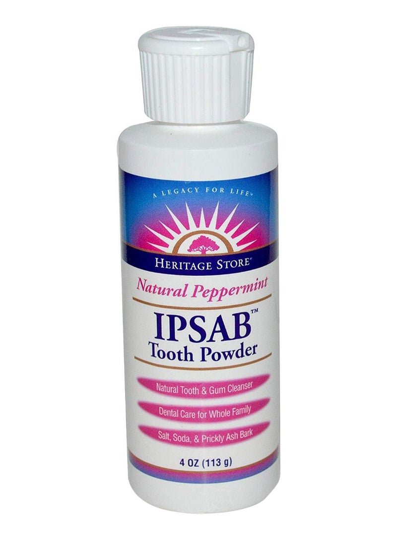 Natural Peppermint IPSAB Tooth Powder