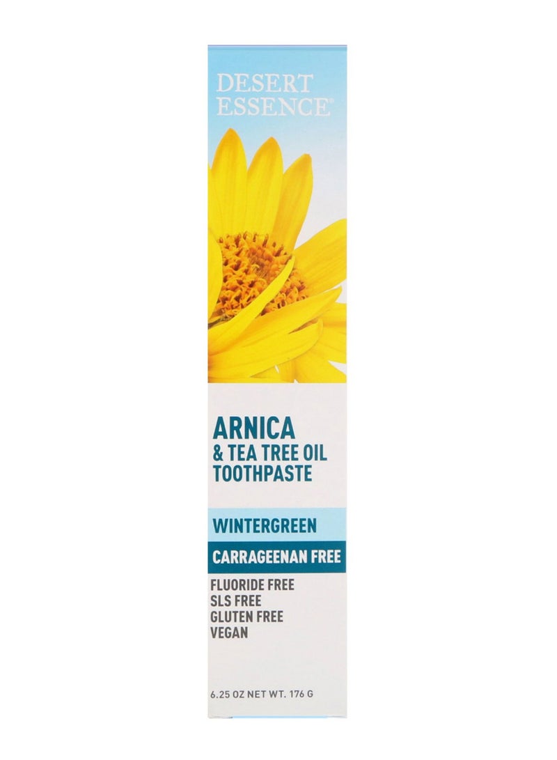 Wintergreen Arnica And Tea Tree Oil Toothpaste 176grams