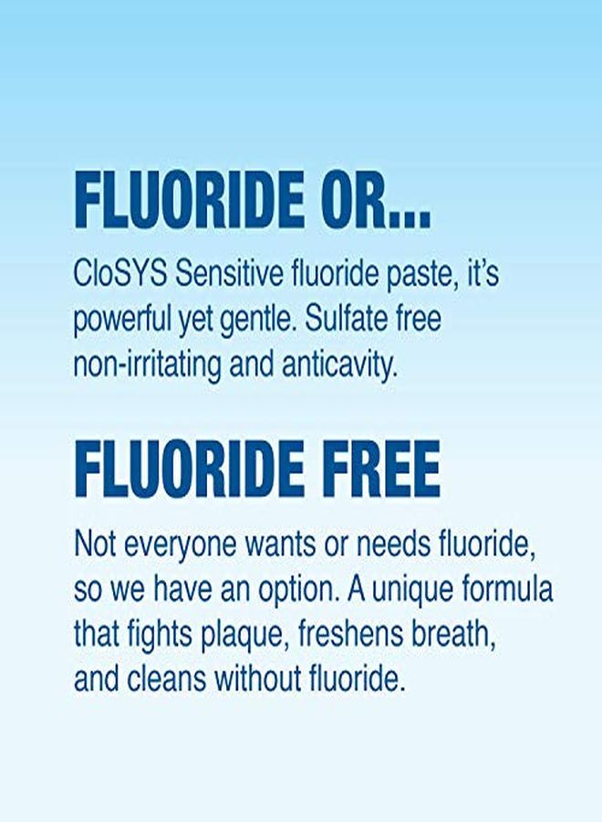 Fluoride Toothpaste, 3.4 Ounce, Travel Size, Gentle Mint, Tsa Compliant, Whitening, Enamel Protection, Sulfate Free