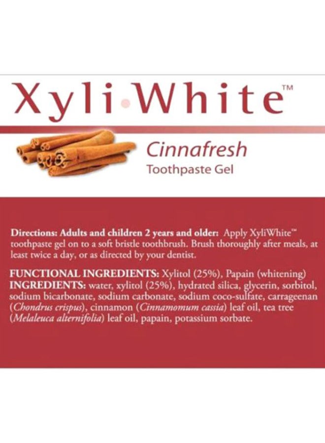 Xyli White Cinnafresh Toothpaste Gel 181grams