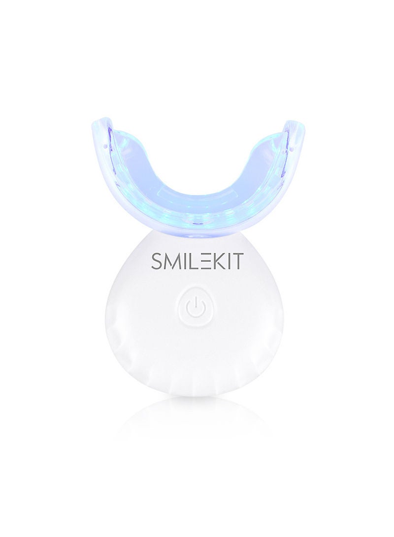 Home Wireless Teeth Whitening Kit 16 Points LED Blue Light Accelerator Whitening and Stain Removal White