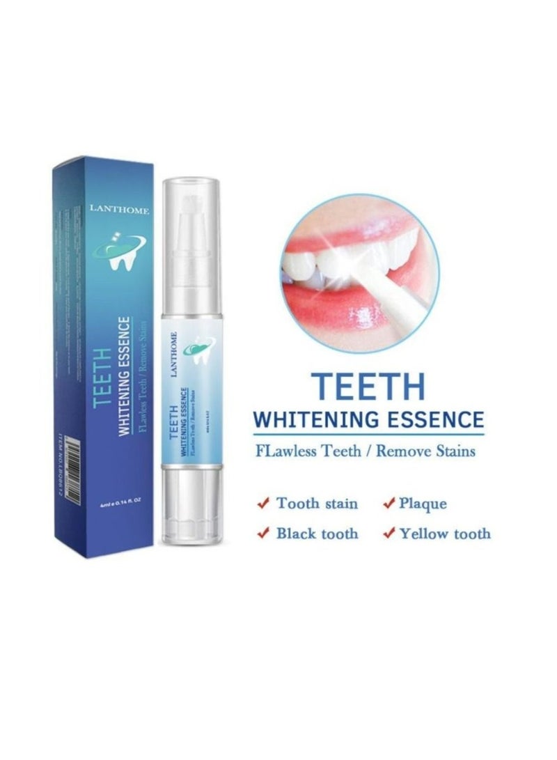 2 Pieces of Teeth Whitening Pen Single Piece More Than 20 Uses Effective Painless No Sensitivity Travel Friendly Easy to Use Beautiful White Smile Natural And Freshens The Breath (4ml)