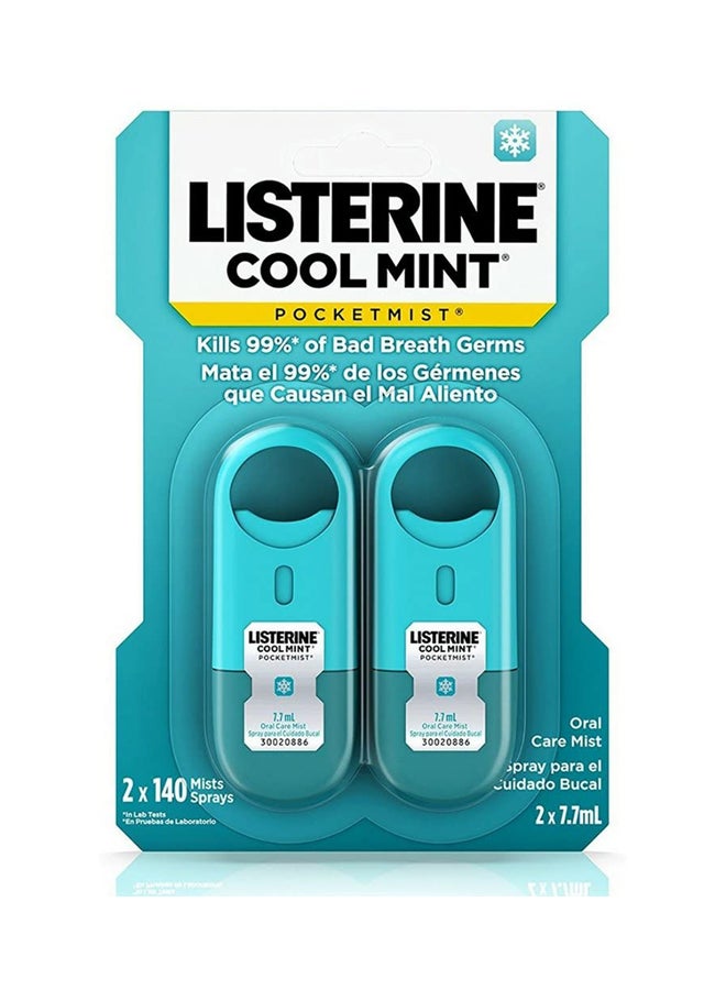 Cool Mint Pocketpaks & Pocketmist Set Blue 7.7ml