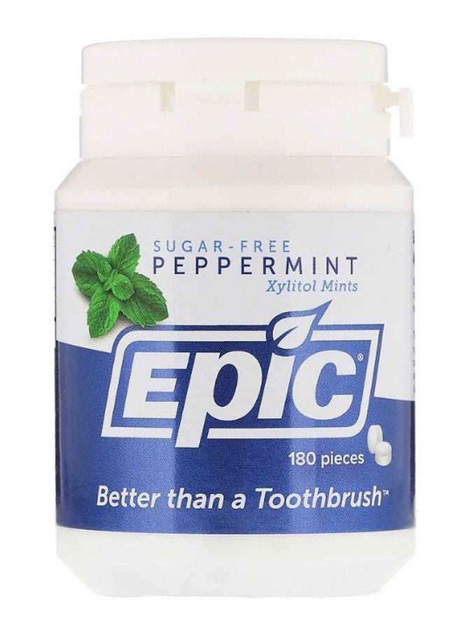 Sugar-Free Peppermint Xylitol Mint - 180 Count