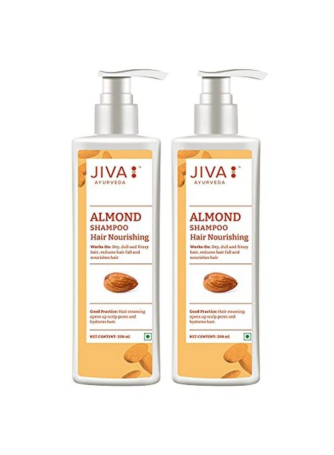 Almond Shampoo 200 Ml Pack Of 2 For All Hair Types Nourishes Your Hair Roots