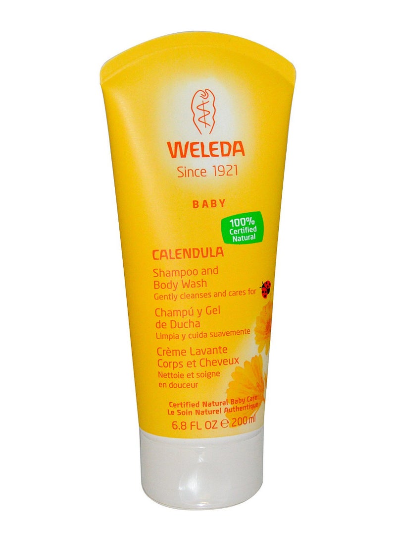 Calendula Baby Shampoo And Body Wash 200ml