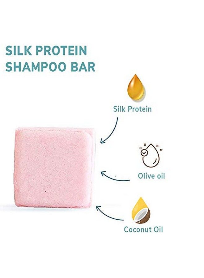Shampoo Bars Sulphate & Paraben Free Plastic Free (Silk Protein Shampoo Bar) | Restores Shine Softens Hair Make Hair Silky