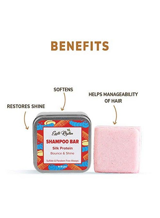 Shampoo Bars Sulphate & Paraben Free Plastic Free (Silk Protein Shampoo Bar) | Restores Shine Softens Hair Make Hair Silky