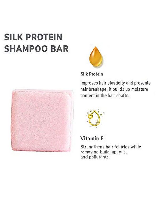 Shampoo Bars Sulphate & Paraben Free Plastic Free (Silk Protein Shampoo Bar) | Restores Shine Softens Hair Make Hair Silky