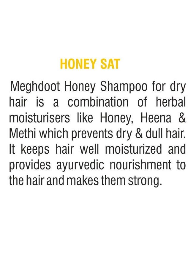 Honey Ayurvedic Shampoo 500Ml With Honey & Fenugreek Extracts For Shiny & Healthy Hair