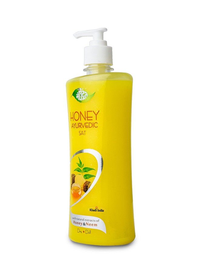 Honey Ayurvedic Shampoo 500Ml With Honey & Fenugreek Extracts For Shiny & Healthy Hair