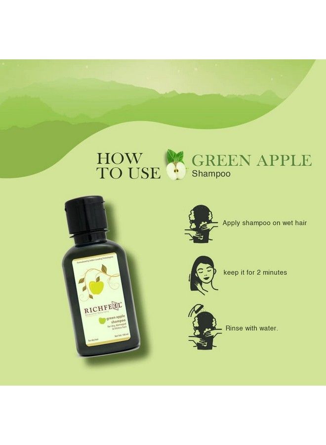 Green Apple Shampoo 100 Ml Pack Of 2