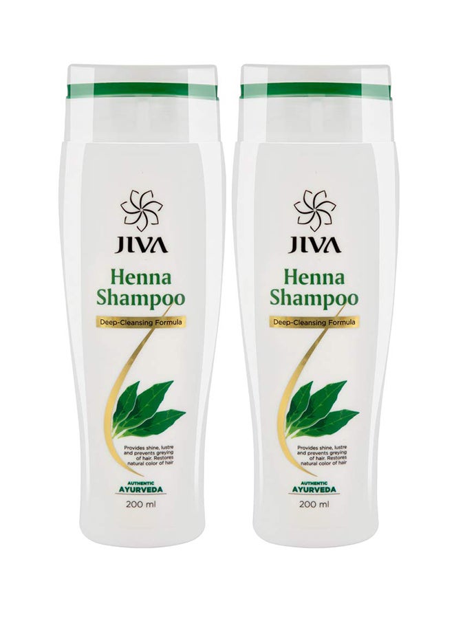 Pack Of 2 Ayurveda Henna Shampoo 200ml