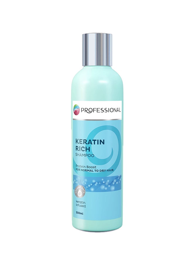 Keratin Rich Shampoo Blue 250ml