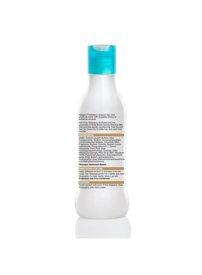 Probotanix Anti Frizz Shampoo With Shea Butter Smoothes And Controls Unruly Frizzy Hair For Men And Women 200 Ml