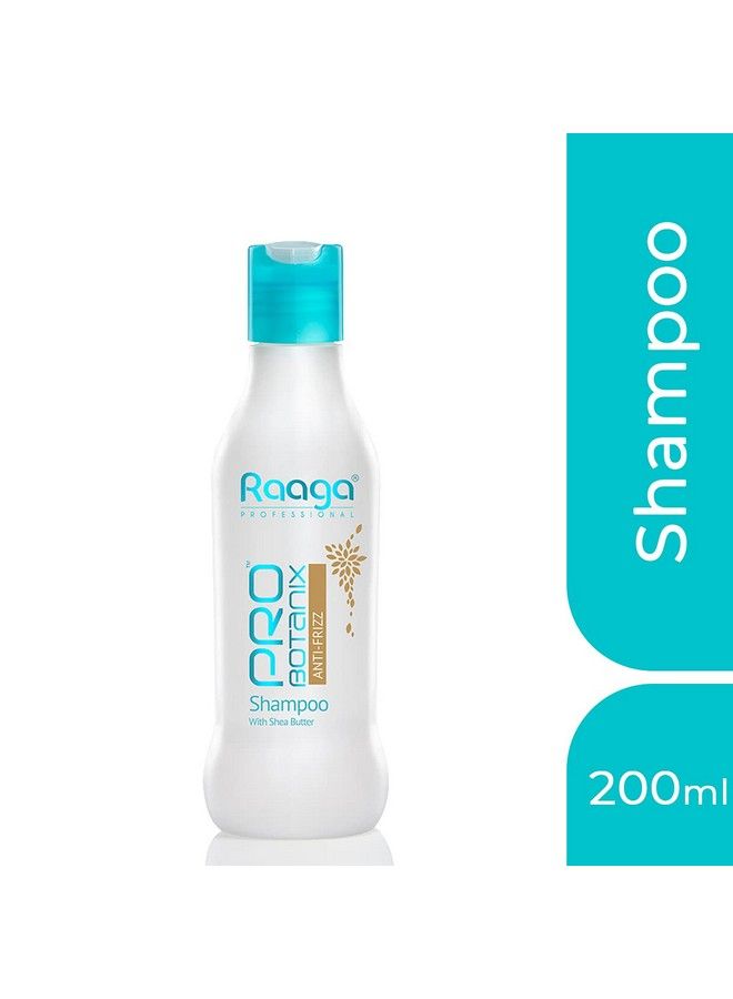 Probotanix Anti Frizz Shampoo With Shea Butter Smoothes And Controls Unruly Frizzy Hair For Men And Women 200 Ml