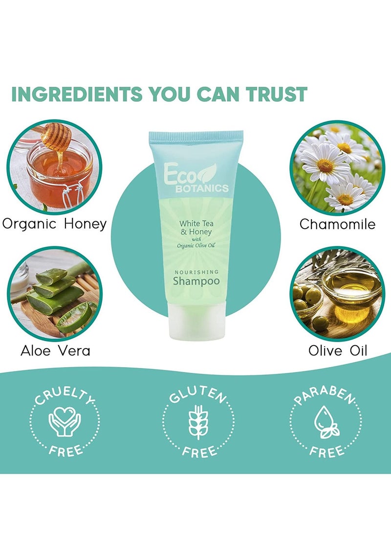 Bulk Set Transparent Travel-Size Hotel Flip Cap Shampoo