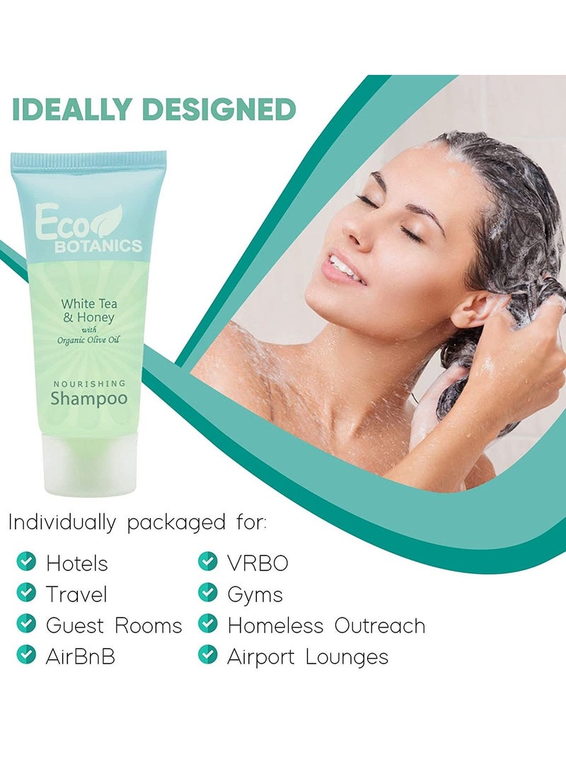Bulk Set Transparent Travel-Size Hotel Flip Cap Shampoo