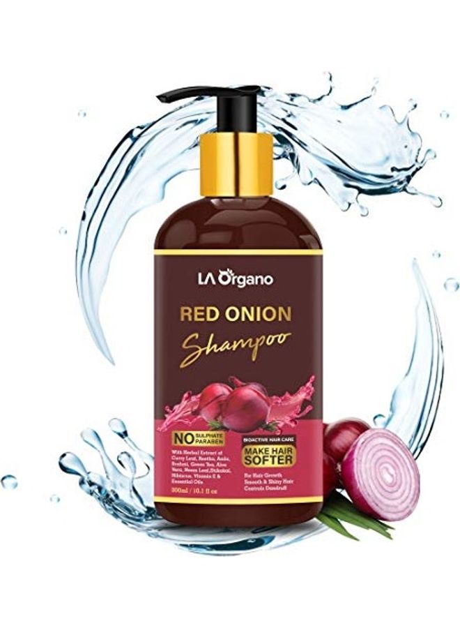 Red Onion Hair Shampoo For Complete Hair Solution Multicolour 300ml