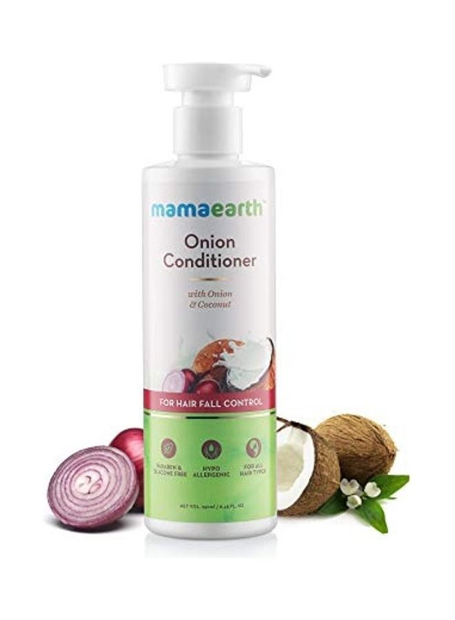 Onion Conditioner for Hair Growth & Hair Fall Control with Coconut Oil 400ml White 400ml