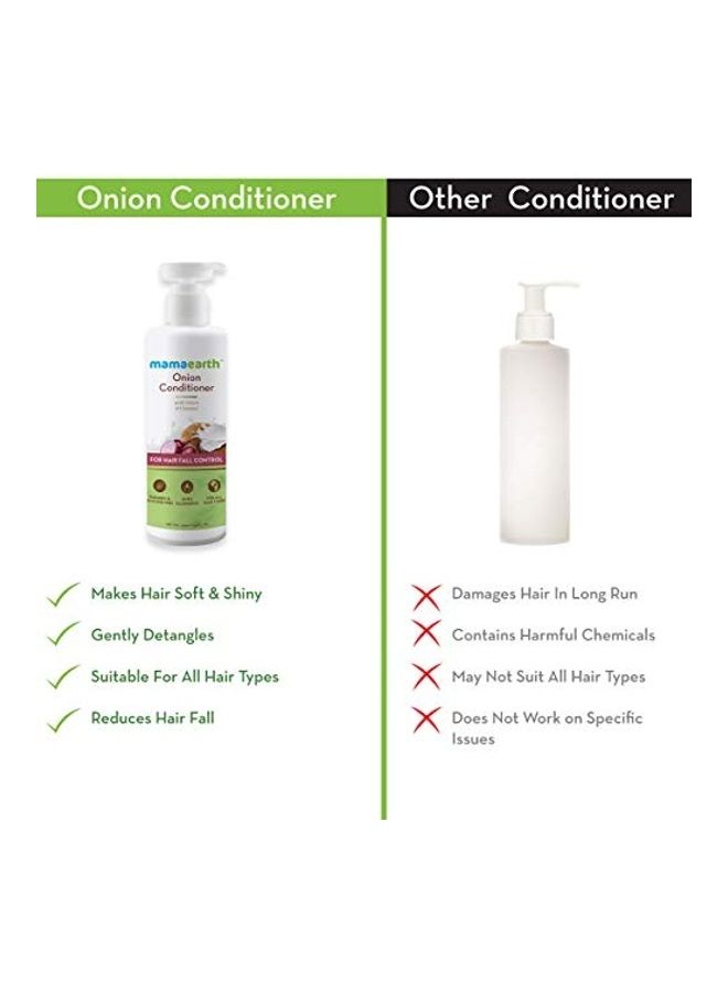 Onion Conditioner for Hair Growth & Hair Fall Control with Coconut Oil 400ml White 400ml