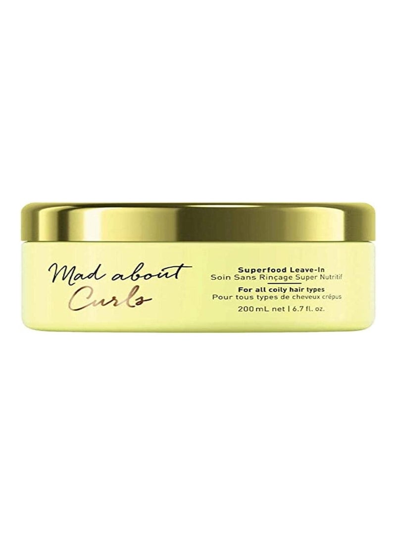 Schwarzkopf Mad About Curls Superfood Hair Leave In Conditioner