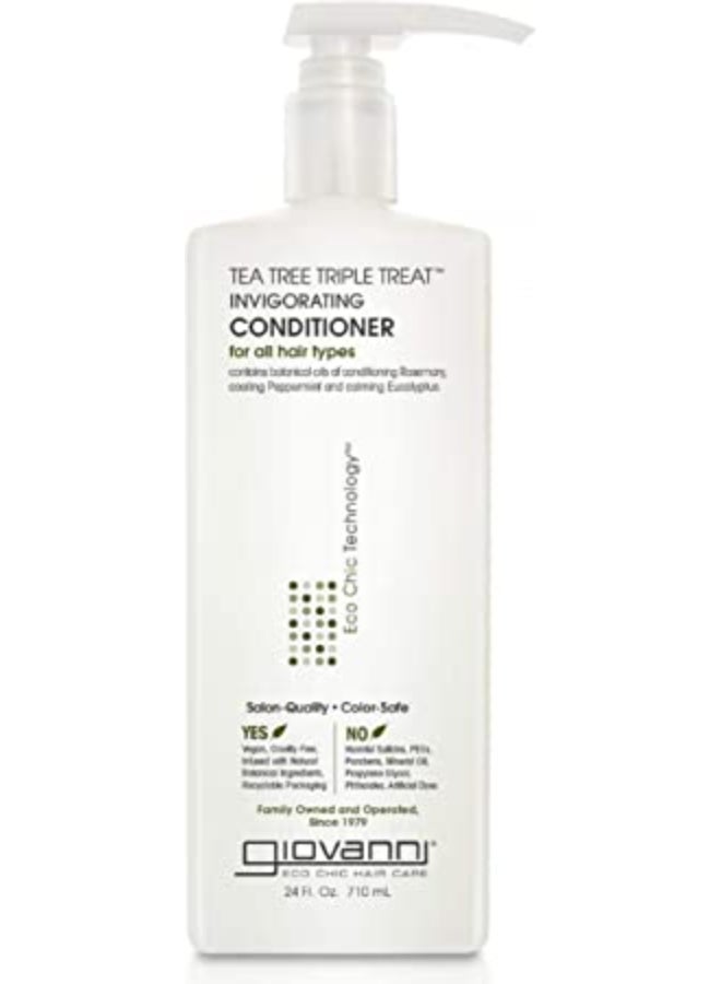 Tea Tree Triple Treat Invigorating Conditioner 710ml