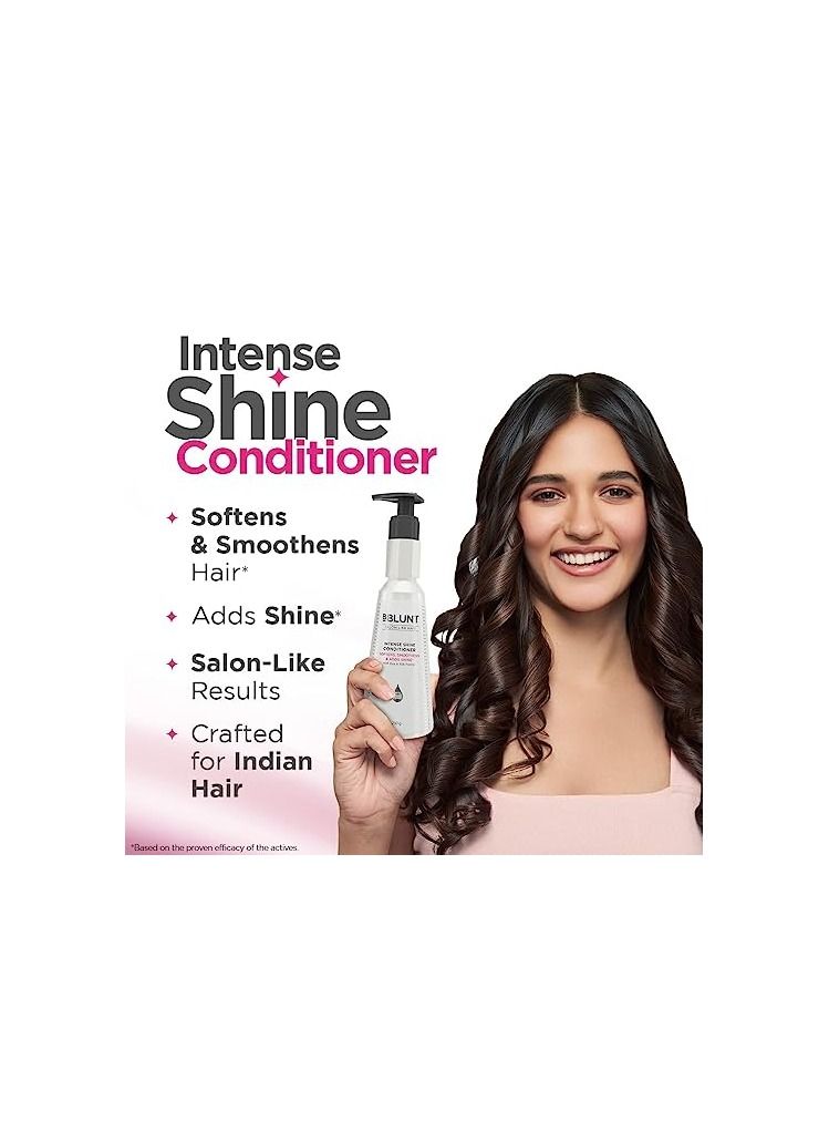 BBLUNT Intense Shine Conditioner with Rice and Silk Protein