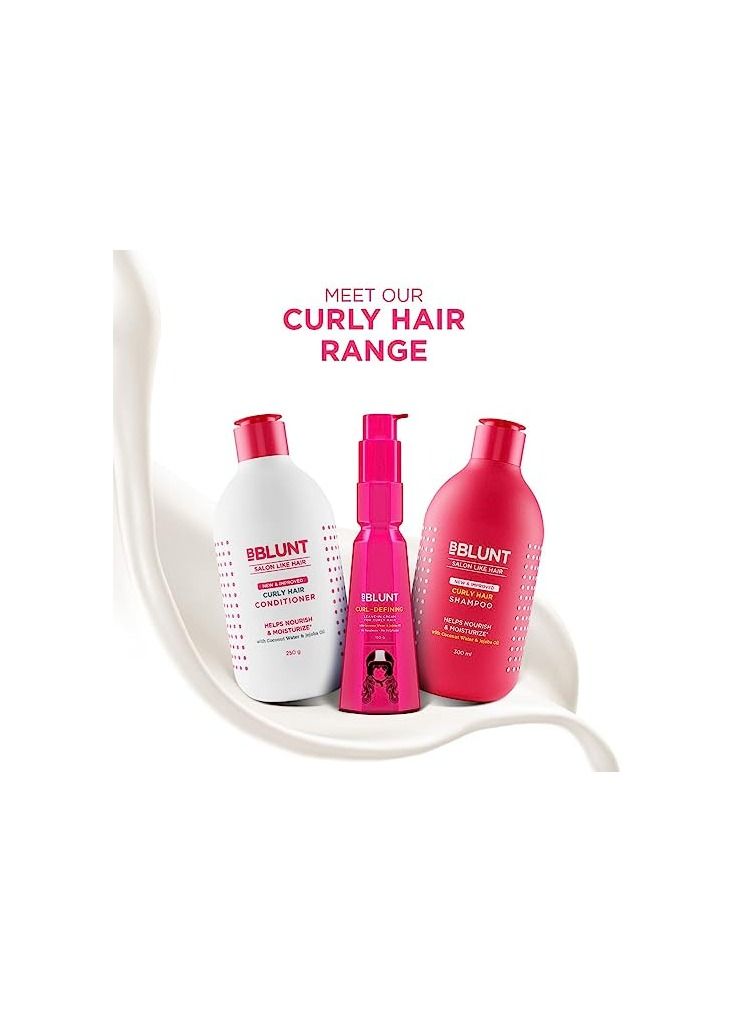 BBLUNT Curly Hair Conditioner with Coconut Water and Jojoba Oil 250 ML