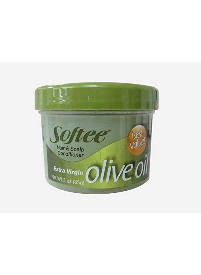 Olive Oil Hair & Scalp Conditioner Extra Virgin 3 Oz Green