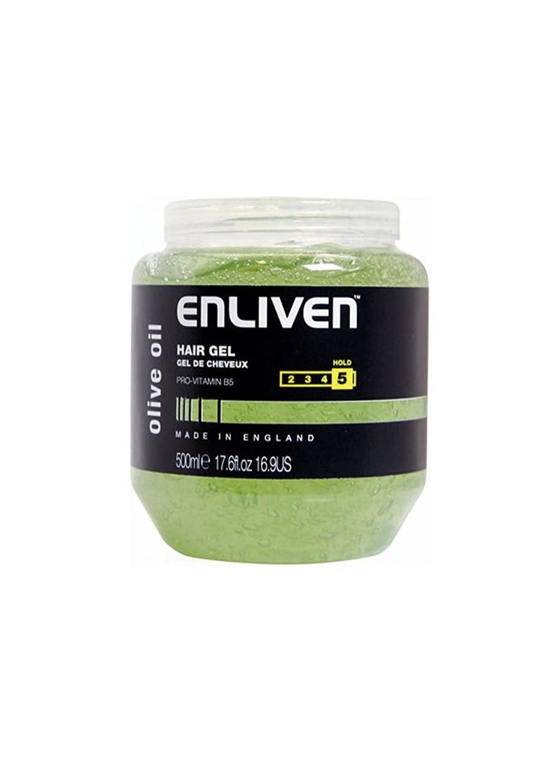 Enliven XL Olive Oil Green Hair Gel