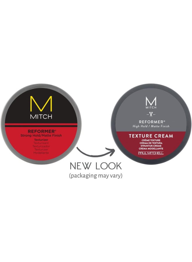 Mitch Reformer Texturizing Hair Putty Color Safe, Vegan, Paraben Free, Gluten Free, High Hold, Matte Finish