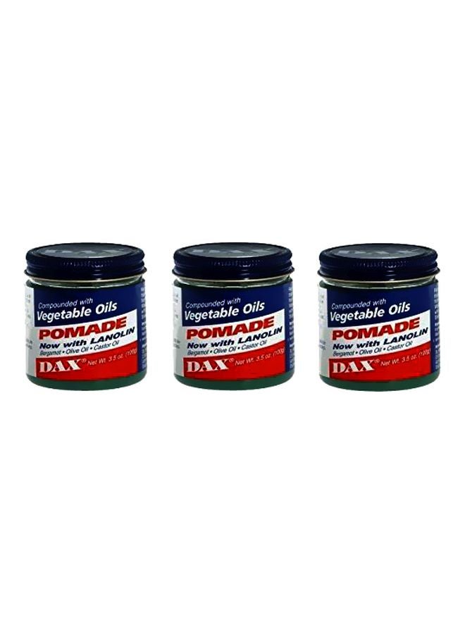 Pack Of 3 Vegetable Oils Pomade