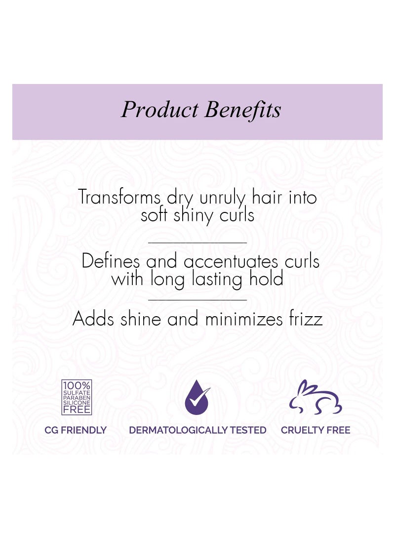 Curl Up Curl Defining Cream All In One Leave In Conditioner Moisturizes Curly Hair 150g