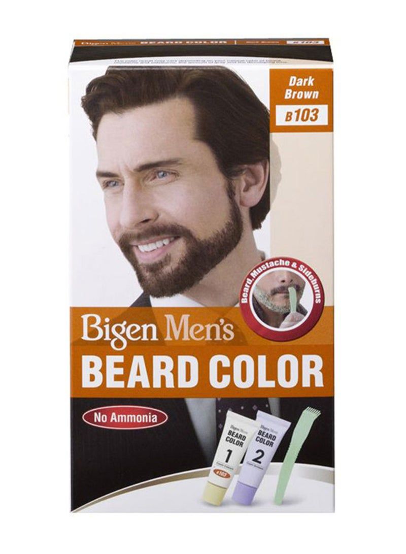 Men's Beard Color B103 Dark Brown Black 50g