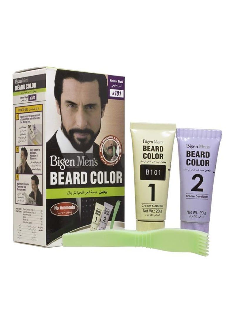 B101 Beard Color Natural Black 40g