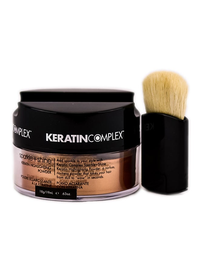Sparkle + Shine Keratin Hair Highlighting Powder Bronze 18grams