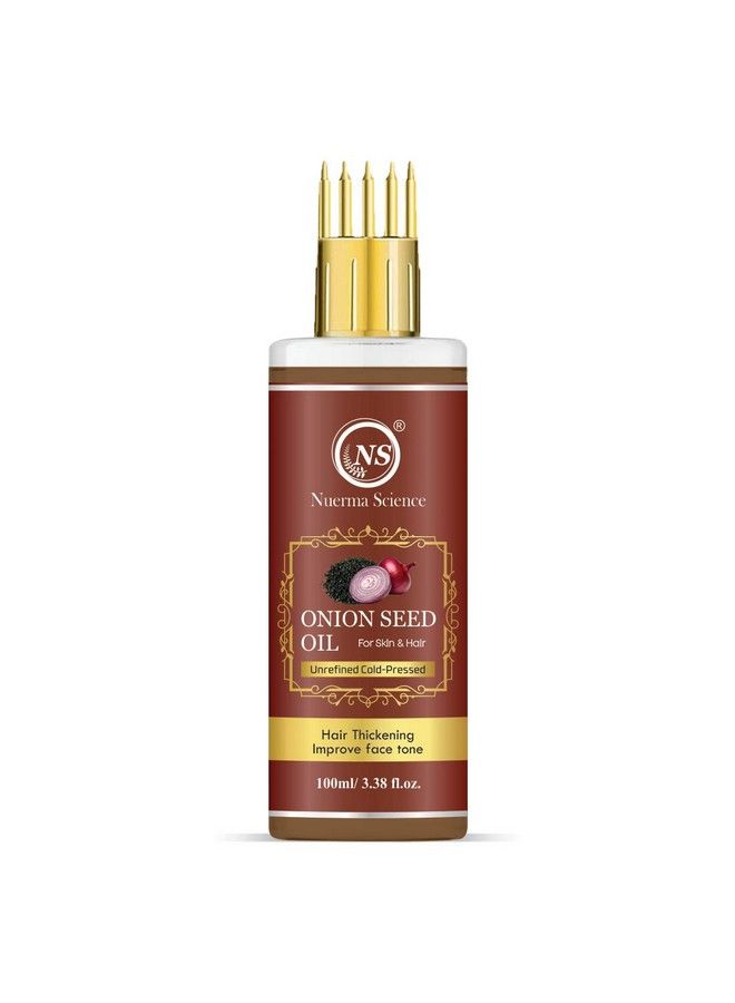 Onion Black Seed Hair Oil With Comb Applicator For More Deep Root Nourishmentenriched With 14 Cold Pressed Oils (100 Ml Each Pack Of 2) 200 Ml