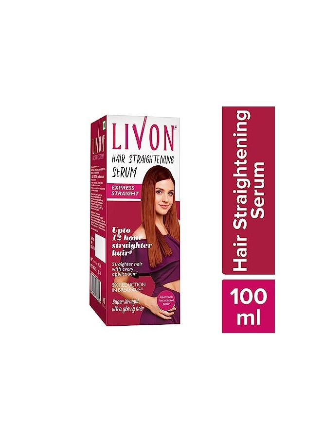 Livon Serum For Women With Argan Oil and Vitamin E And Hair Straightening Serum