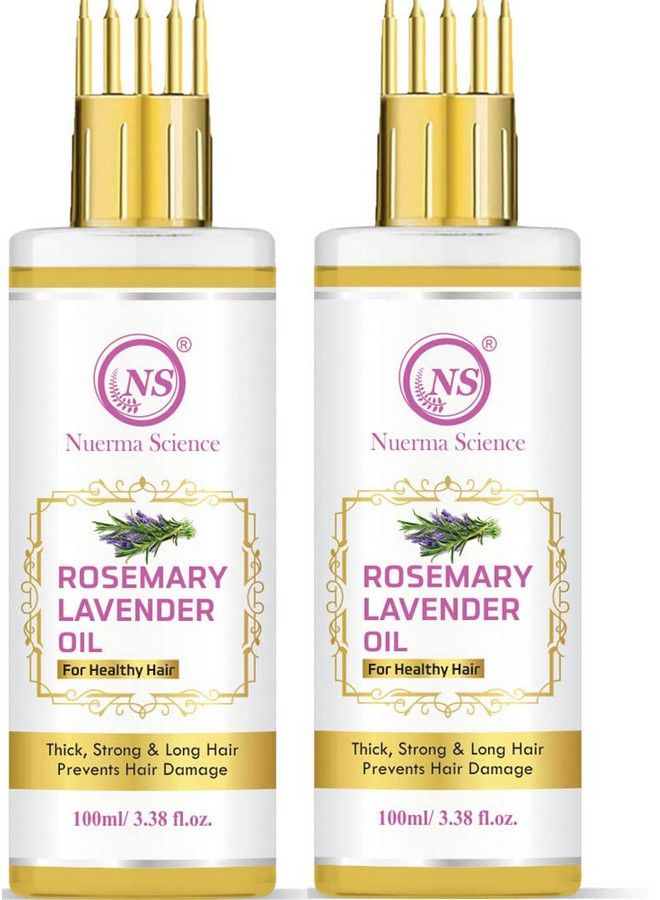 Rosemary Lavender Oil For Anti Hair Fall Anti Dandruff (100 Ml Each Pack Of 2) 200 Ml