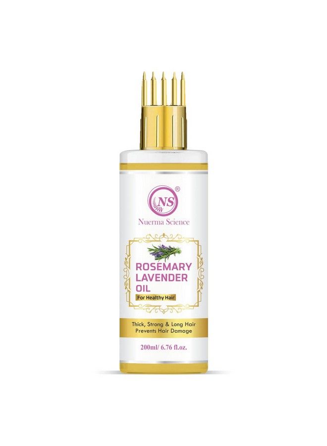 Rosemary_Lavender Oil With Comb Applicator For More Deep Nourishment & Strong Healthy Hair200 Ml